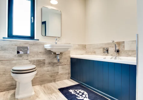 Bedroom #4 & #5 Jack 'n Jill en-suite bathroom at Bryn Benar, Abersoch