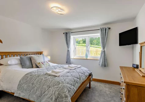 Bedroom #1 at Bryn Bras, Brithdir