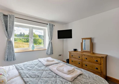 Bedroom #1 at Bryn Bras, Brithdir