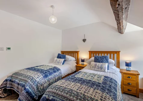 Bedroom #2 at Bryn Bras, Brithdir