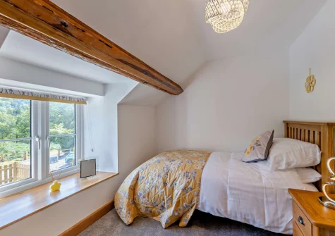 Bedroom #3 at Bryn Bras, Brithdir