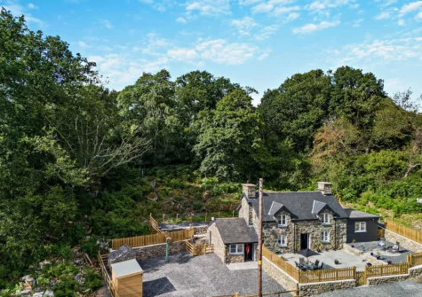 Bryn Bras is a beautiful detached property with stylish interiors, a crackling wood burner & modern comforts