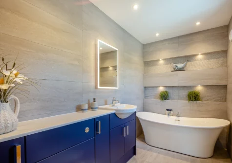 The bathroom at Bryn Deufor, Anelog