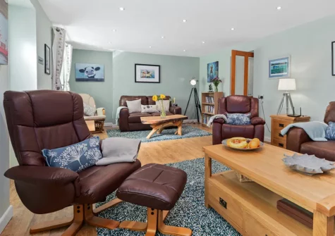 The living room at Bryn Olwyn, Little Newcastle