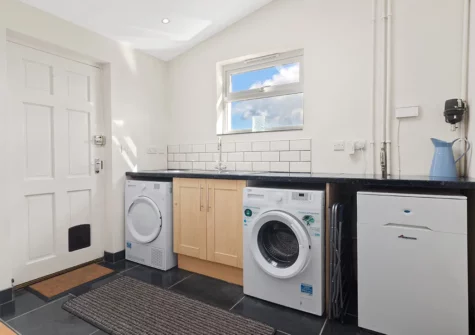 The utility room at Bryn Olwyn, Little Newcastle