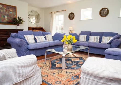 The living room at Brynceirios, Newport