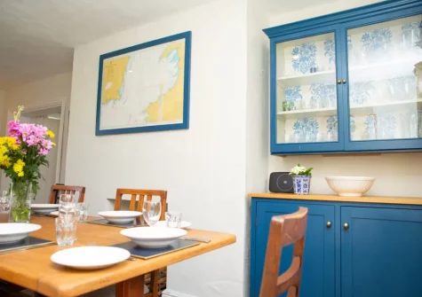 The dining area at Brynceirios, Newport