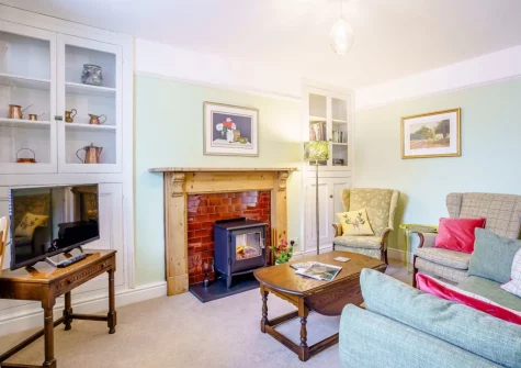 The living room at Bryncoed, Narberth