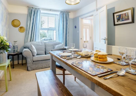 The dining room at Bryncoed, Narberth