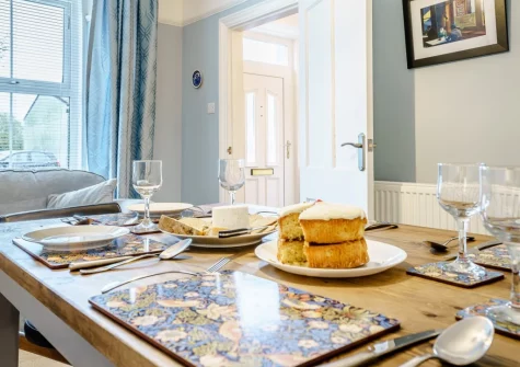 The dining room at Bryncoed, Narberth