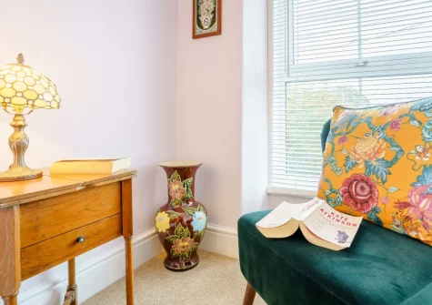 The first floor snug sitting area at Bryncoed, Narberth