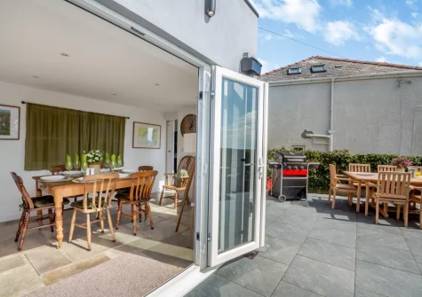 Step out onto the patio, barbecue & alfresco dining area