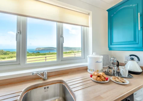 The kitchen at Bwthyn Trefdraeth, Newport