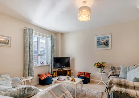 The living room at Bwthyn Y Mor, Broad Haven