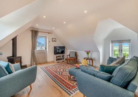 The living area at Caerau Bach, Trefin
