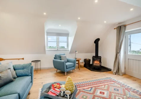 The living area at Caerau Bach, Trefin