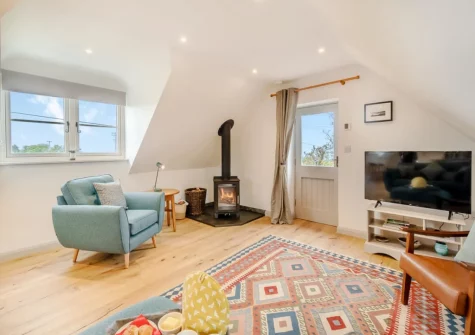The living area at Caerau Bach, Trefin