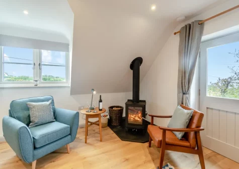 The living area at Caerau Bach, Trefin