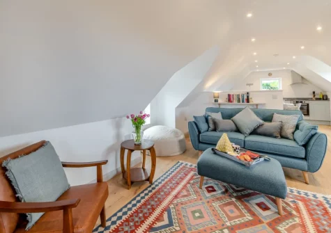 The living area at Caerau Bach, Trefin