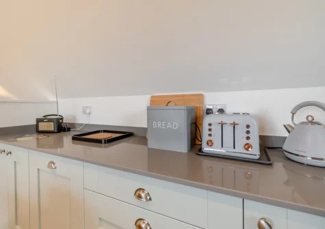 The kitchen at Caerau Bach, Trefin