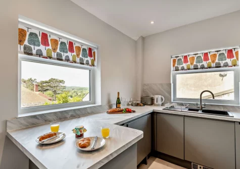 The kitchen at Cahbloots, Tenby