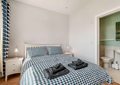 Bedroom #1 at Cahbloots, Tenby