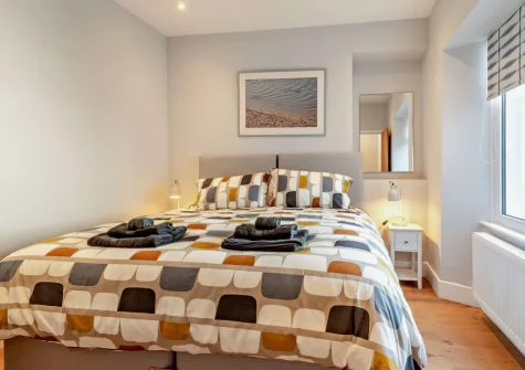 Bedroom #2 at Cahbloots, Tenby