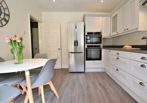 The kitchen at Carmarthen Bay View, Saundersfoot