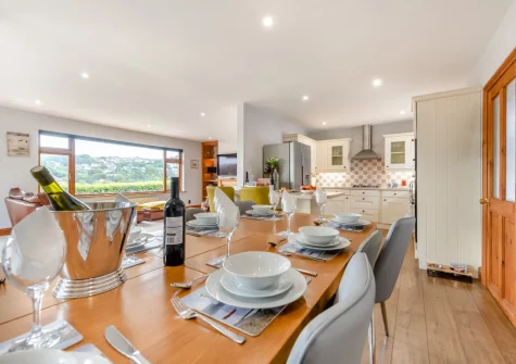The dining area at Cascade, Saundersfoot