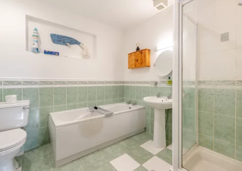 The bathroom at Cascade, Saundersfoot