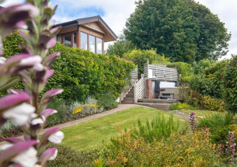 The large enclosed garden at Cascade, Saundersfoot