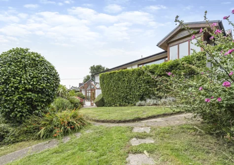 The large enclosed garden at Cascade, Saundersfoot