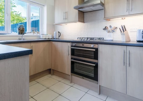 The kitchen at Castle Cottage, Tenby