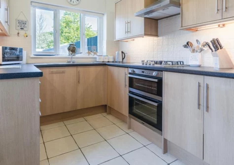 The kitchen at Castle Cottage, Tenby