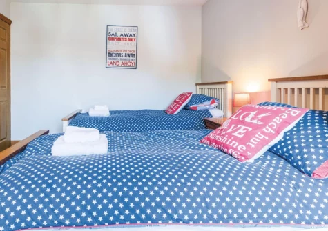 Bedroom #3 at Castle Cottage, Tenby