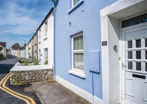 Outside Castle Cottage, Tenby
