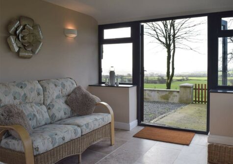 The sun room at Castle Farm, Tufton