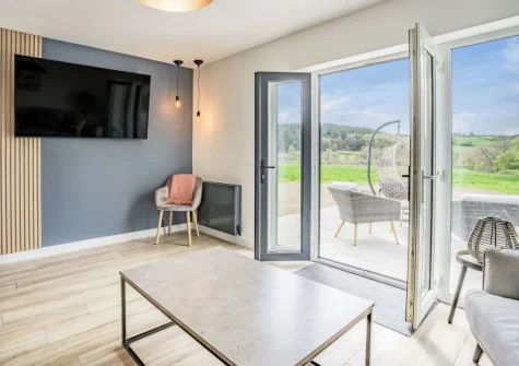 The living area at Cefn Gelli, Llawhaden