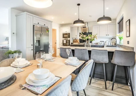 The kitchen & dining area at Cefn Gelli, Llawhaden