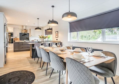 The dining area at Cefn Gelli, Llawhaden