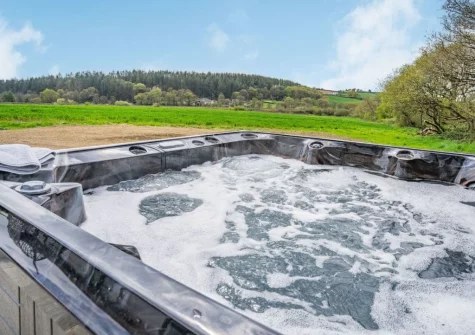 The hot tub at Cefn Gelli, Llawhaden
