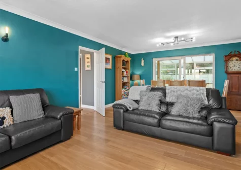The living area at Celandyne, Saundersfoot