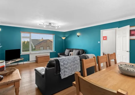 The living & dining area at Celandyne, Saundersfoot