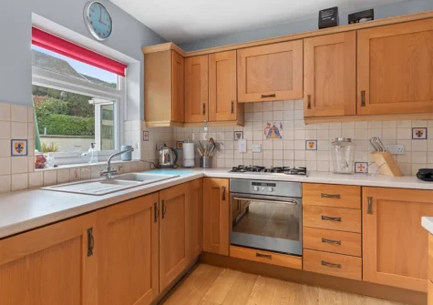 The kitchen at Celandyne, Saundersfoot