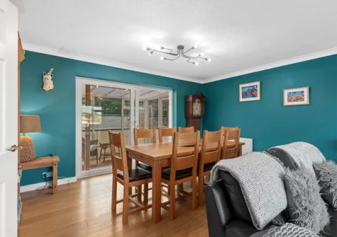 The dining area at Celandyne, Saundersfoot