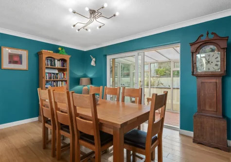 The dining area at Celandyne, Saundersfoot