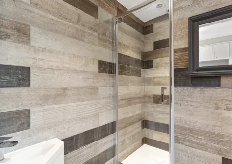 Bedroom #1 en-suite at Celandyne, Saundersfoot