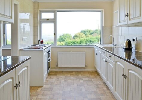 The kitchen at Cherry Trees, Llangwm