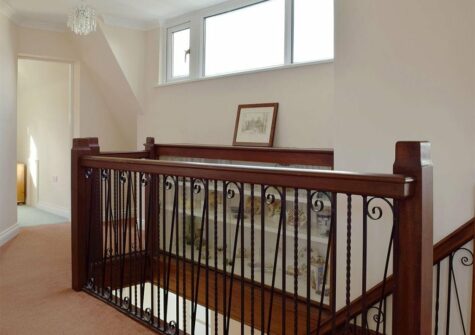 The first floor landing at Cherry Trees, Llangwm