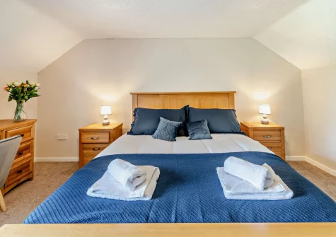 Bedroom #1 at Chestnut Cottage, Stackpole